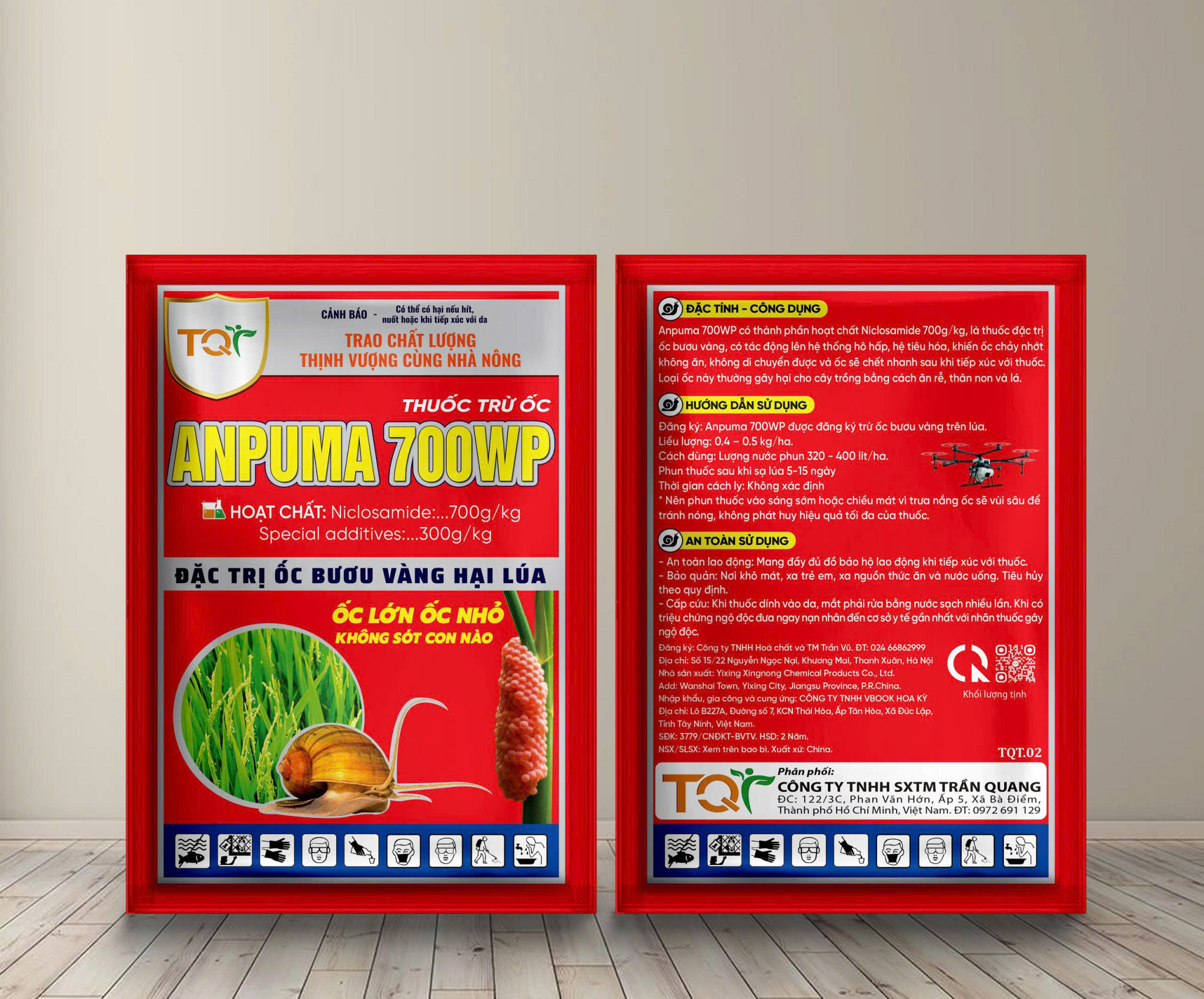 Thuốc trừ ốc ANPUMA 700WP