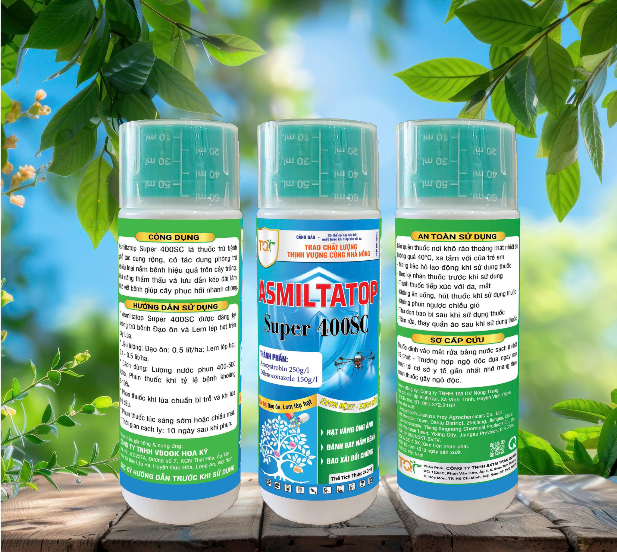 Thuốc trừ bệnh Asmiltatop Super 400SC - 240ml