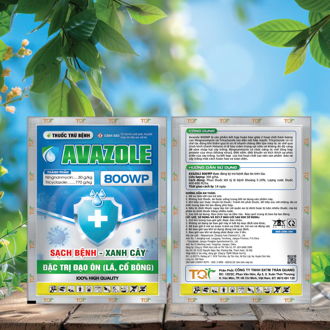 Thuốc trừ bệnh Avazole 800WP - 25gr