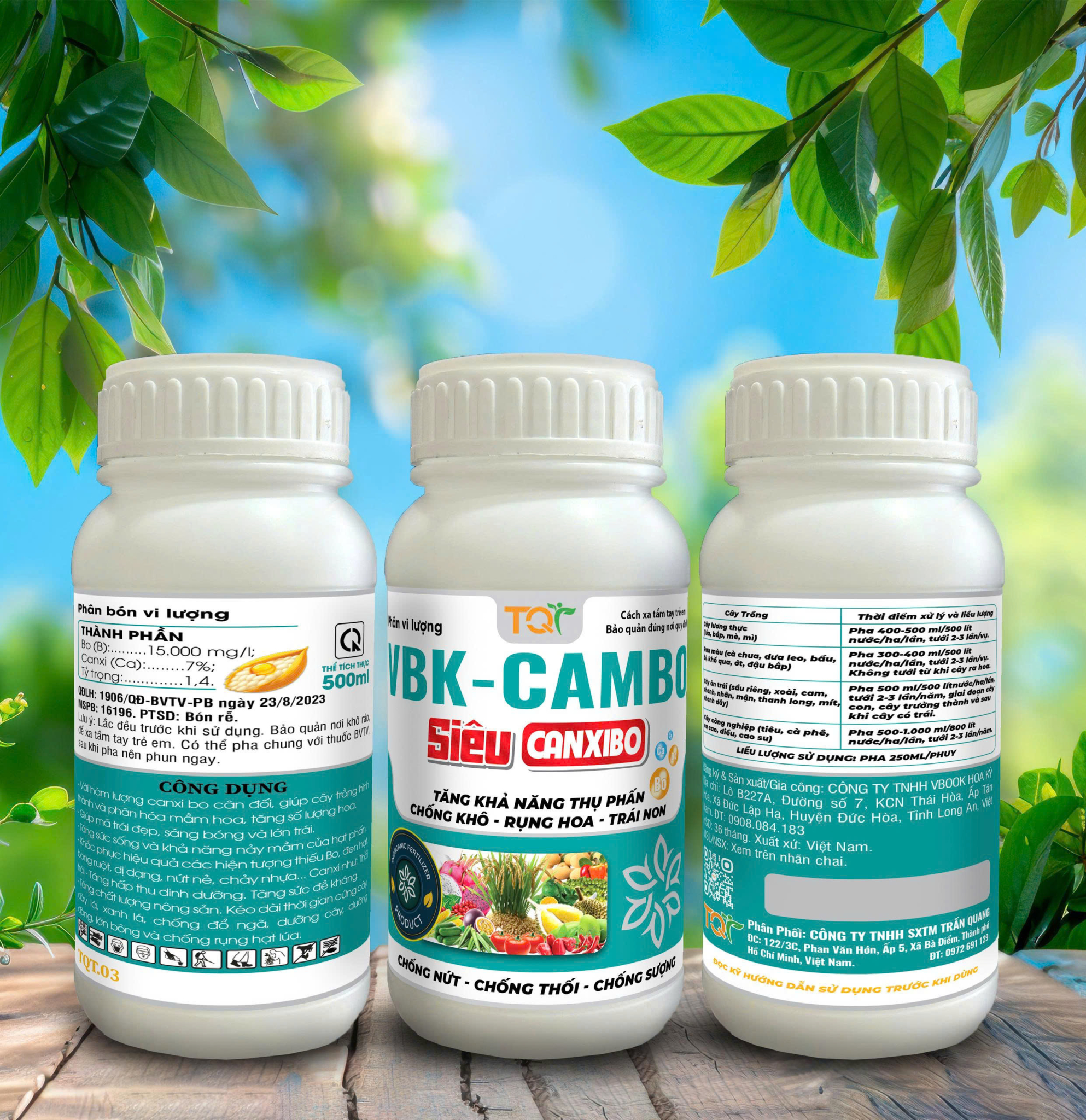 Phân vi lượng VBK-Cambo (CANXIBO) - 500ml