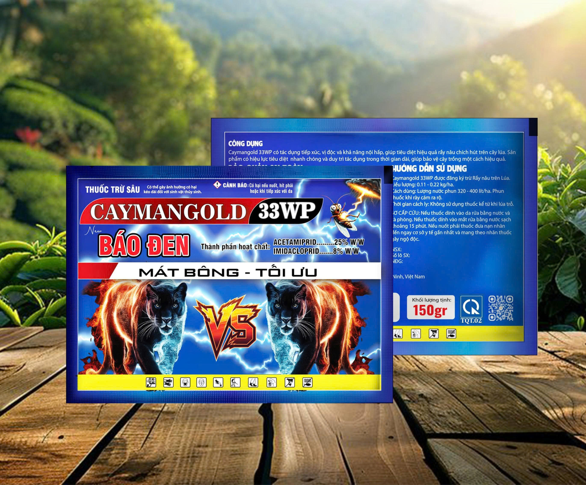 Caymangold 33WP  (Báo Đen) - 150gr 