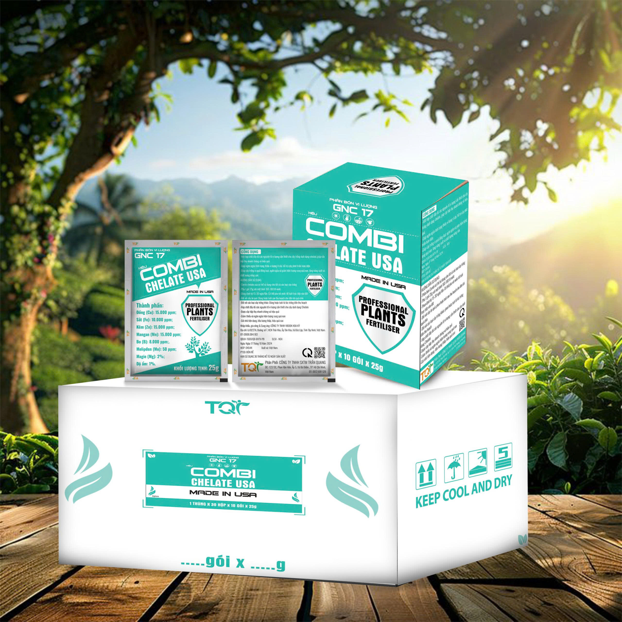 Phân bón vi lượng GNC17 (Combi Cốm) - 25gr