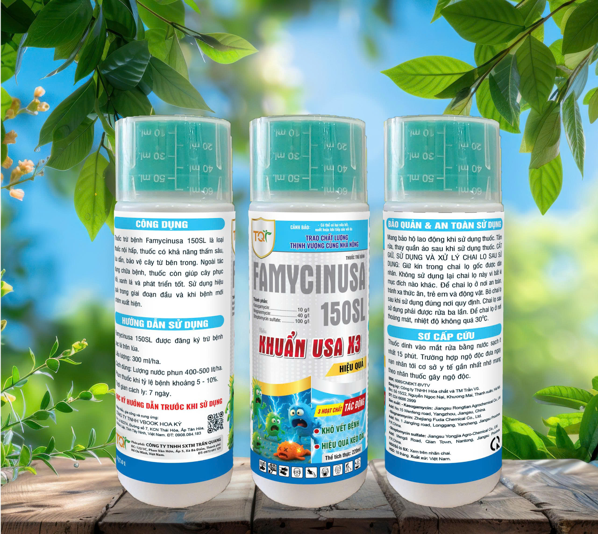 Famycinusa 150SL (Khuẩn USA x3) - 220ml 