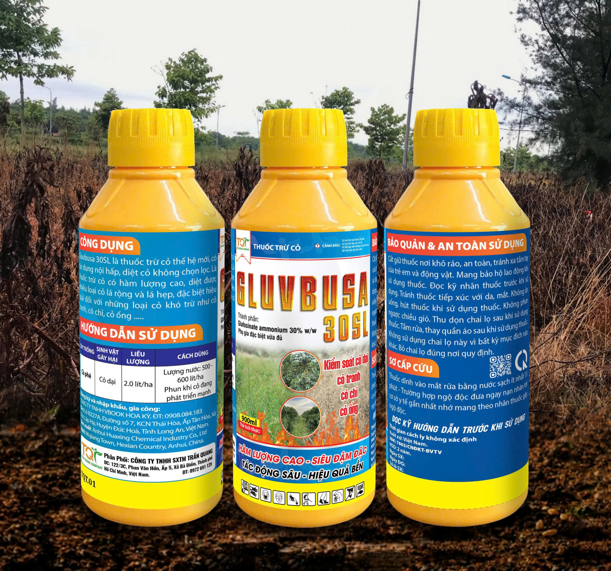 Thuốc trừ cỏ Gluvbusa 30SL - 900ml