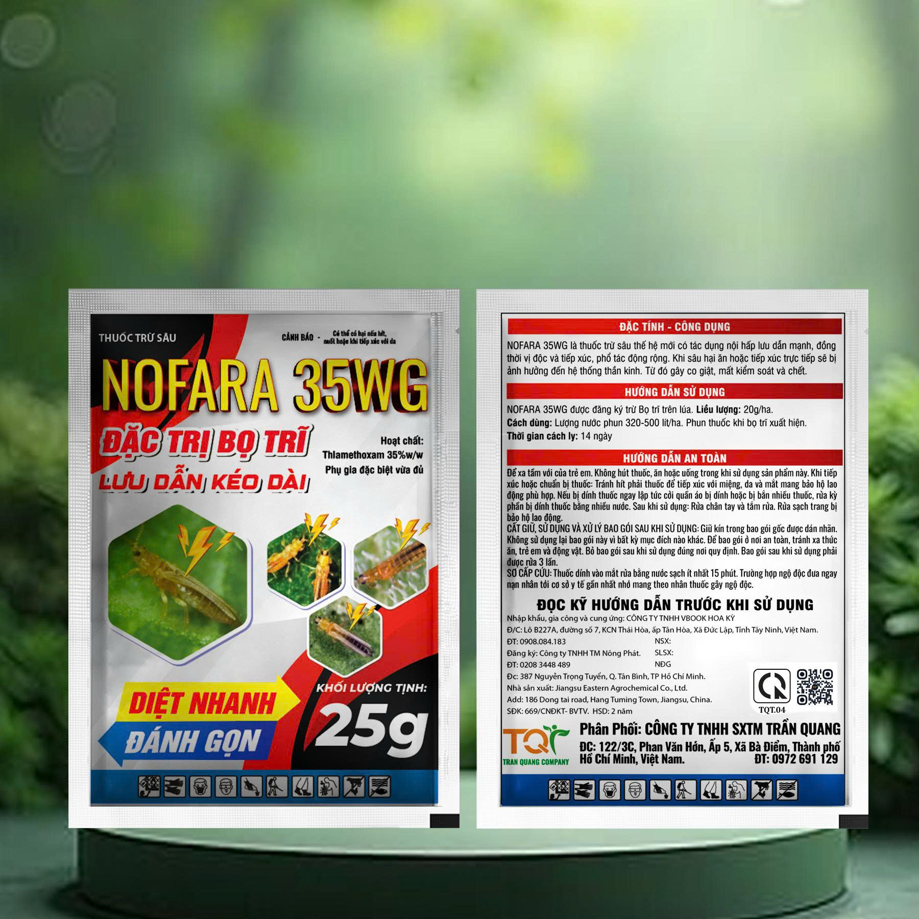 Thuốc trừ sâu Nofara 35WG - 25gr
