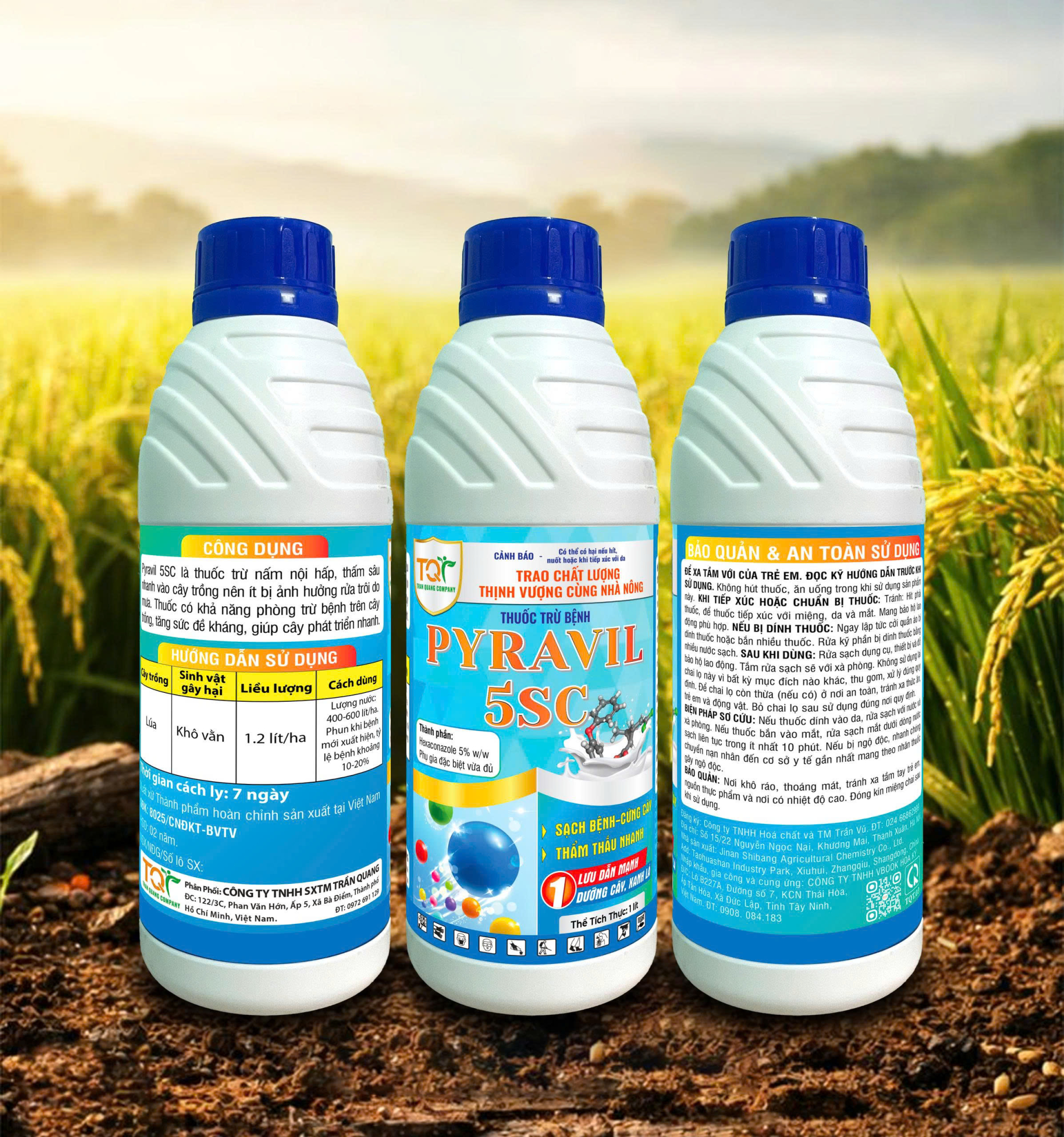 Thuốc trừ bệnh Pryravil 5SC - 1 lít