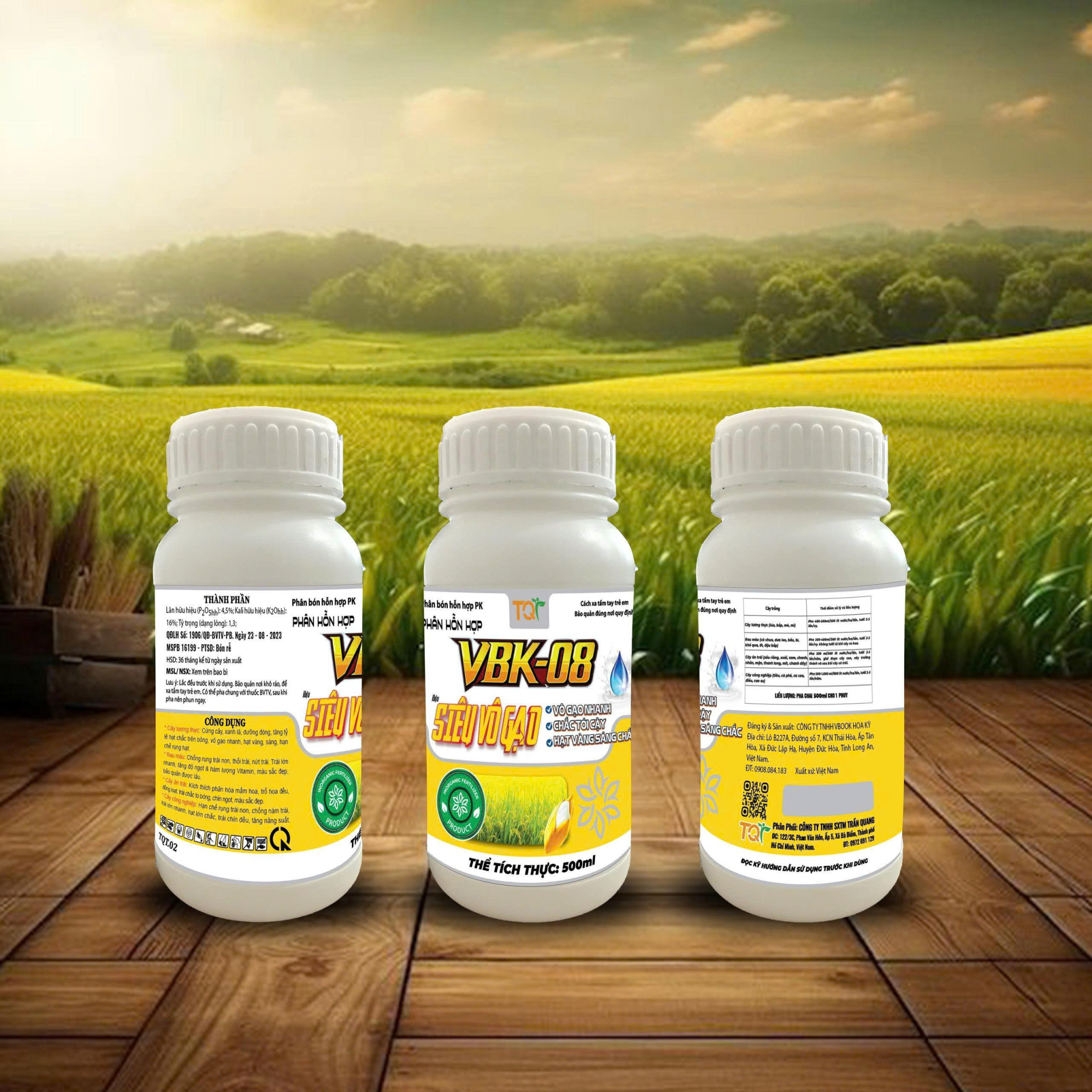 Phân hỗn hợp VBK-08 (Siêu Vô Gạo) - 500ml