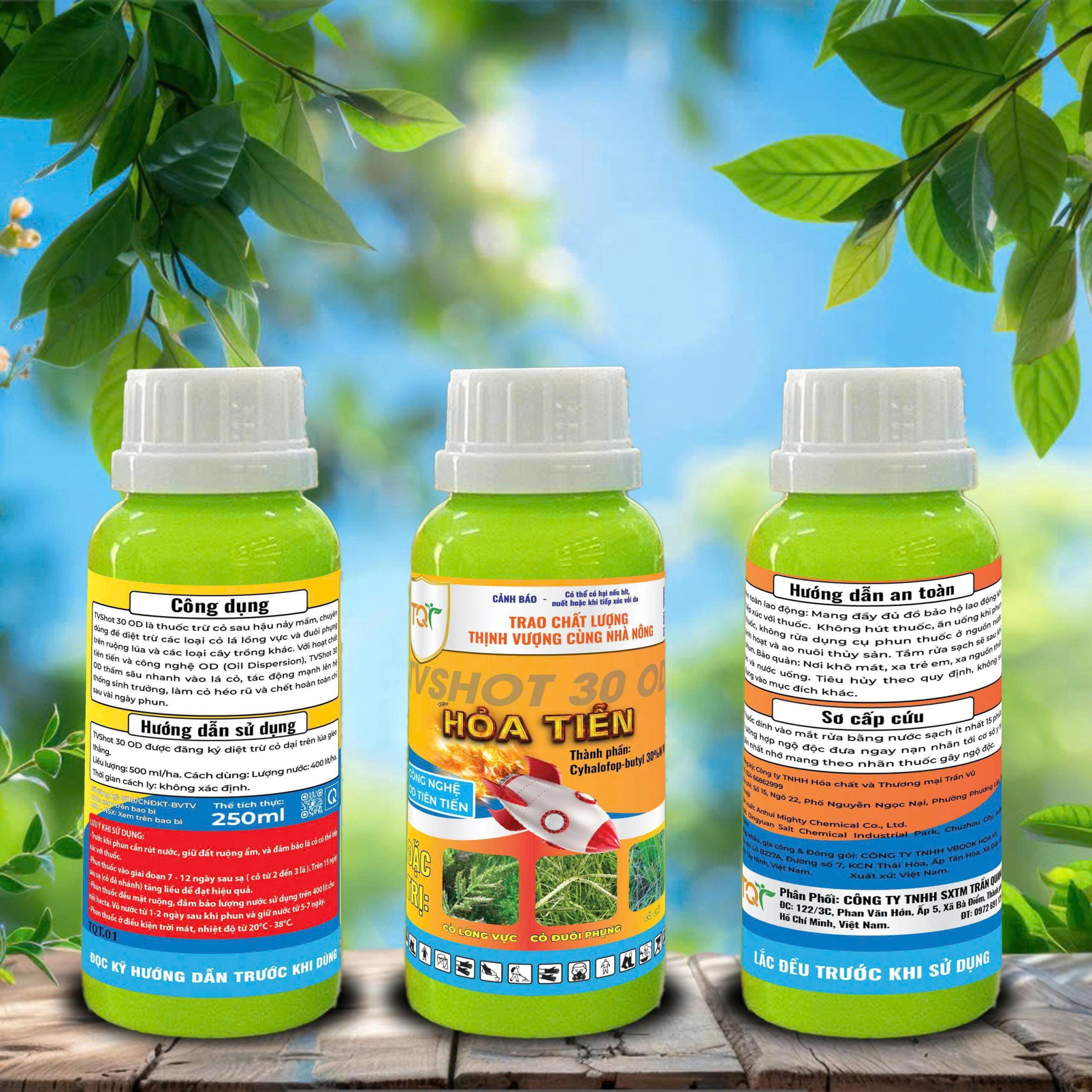 Thuốc trừ cỏ TVSHOT 30 OD - 250ml 